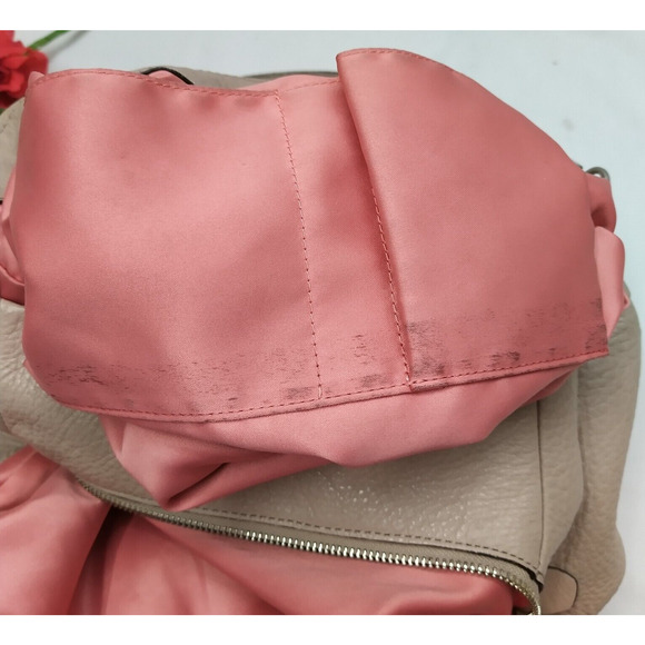 Coach Phoebe Beige Pebbled Leather 3 Compartments Shoulder Bag - Picture 14 of 16